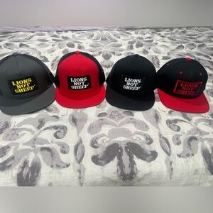 Lions not sheep 4 hat pack